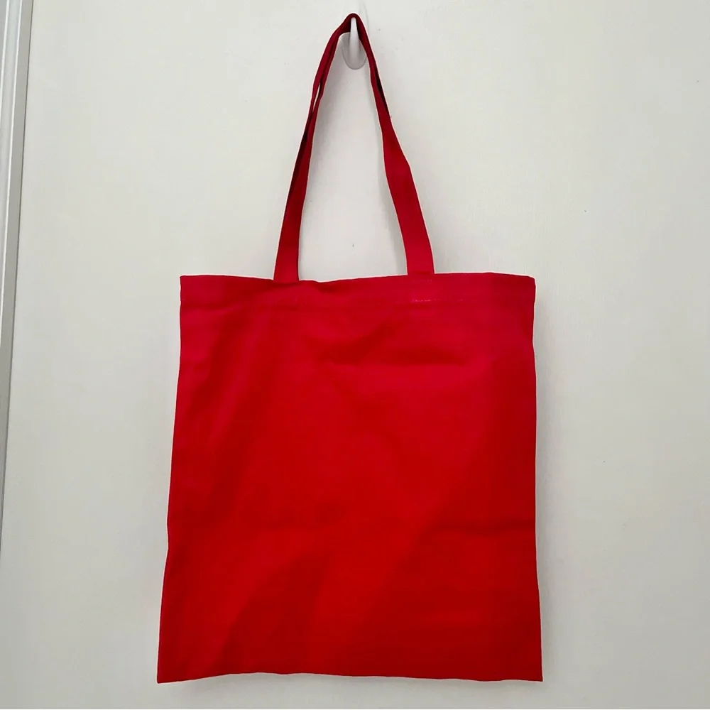 Sézane Red LOVE Tote Bag - Picture 4 of 6